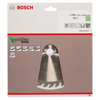 Bosch Accesorios Lame De Scie Circulaire Pour Bois Op Wo H 184x30-36 de Bosch Professional – image du produit 2 sur 2