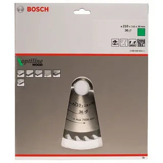 Bosch Accesorios Op Wo H 210x30-36 Kreissägeblatt Für Holz von Bosch Professional – Produktbild 1 von 2