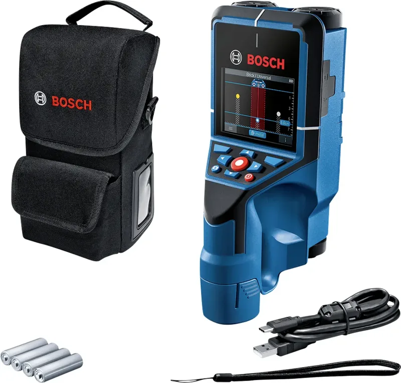 D-TECT 200 C Accu muurscanner 200mm 12V Basic body met batterijen in beschermtas - 0601081600 van Bosch Professional – productafbeelding 1 van 6
