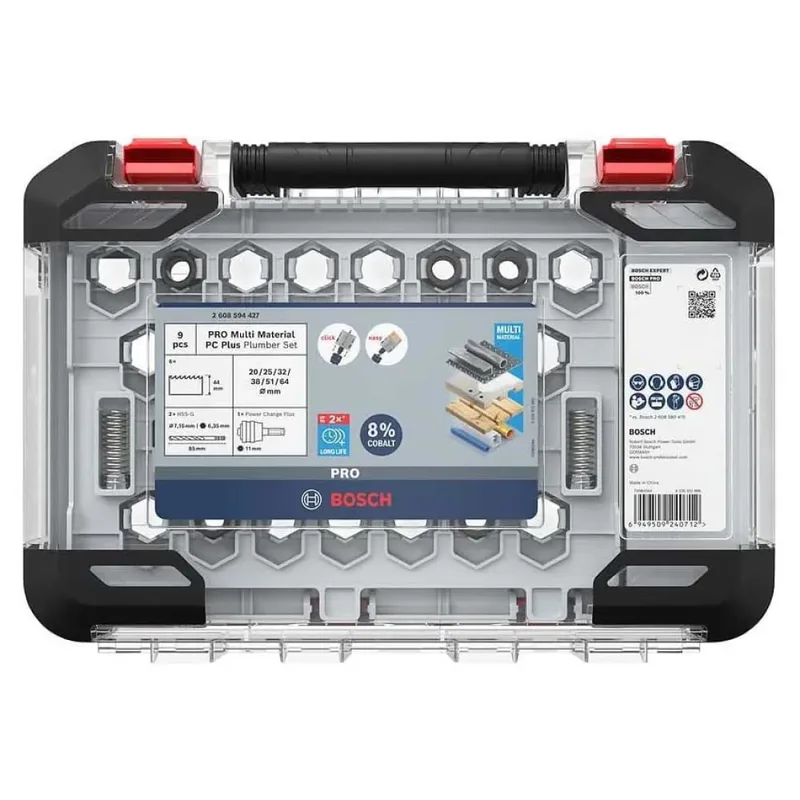 Pc Plus Gatenzaag Voor Hout 20-64 Mm 9 Eenheden by Bosch Professional – product image 2 of 6