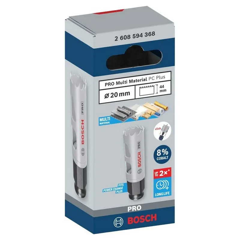 Bosch Accesorios Scie Cloche Pour Bois Pc Plus 20 Mm de Bosch Professional – image du produit 2 sur 6