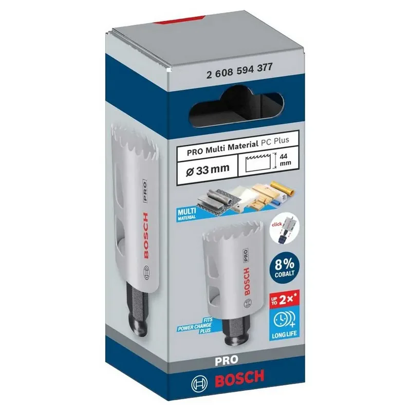 Bosch Accesorios Scie Cloche Pour Bois Pc Plus 33 Mm de Bosch Professional – image du produit 2 sur 6