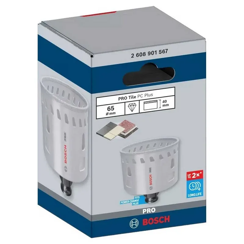 Pc Plus Hs Diamantboor 65 Mm de Bosch Professional – image du produit 3 sur 6