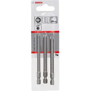 Ph1/ph2/ph3x89 Mm Kreuzschlitz-bit-set 3 Einheiten by Bosch Professional – product image 2 of 2