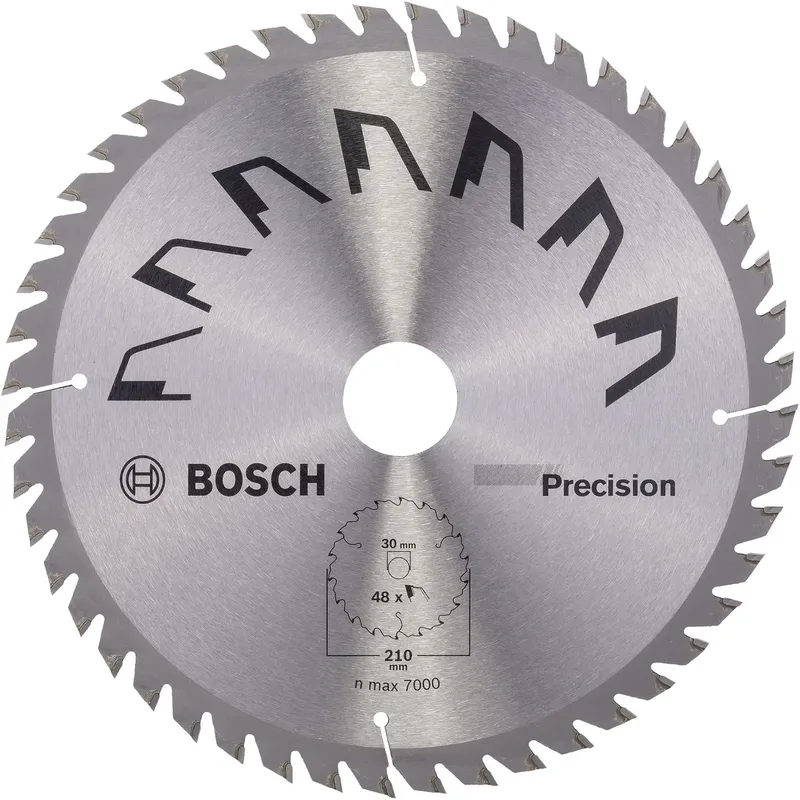 Precision 2609256B58 Hartmetall Kreissägeblatt 210 x 30 mm Zähneanzahl: 48 1 St. by Bosch Professional – product image