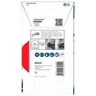 Pro Acz Swb Multitool Mes 100 Mm de Bosch Professional – image du produit 3 sur 6