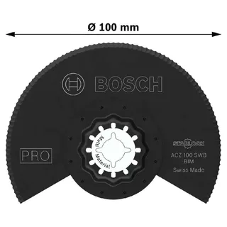 Pro Acz Swb Multitool Mes 100 Mm de Bosch Professional – image du produit 4 sur 6