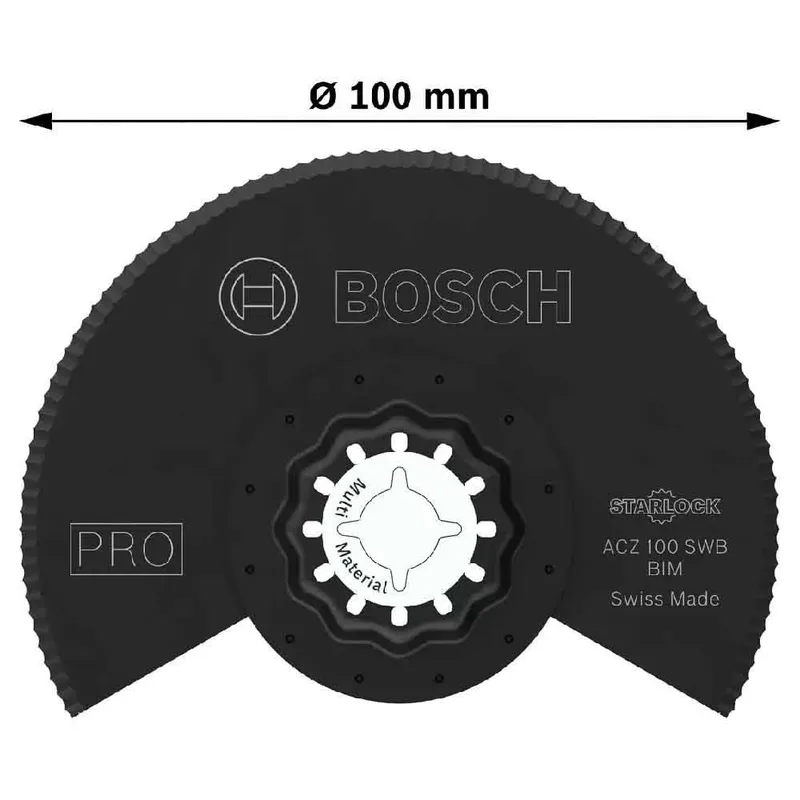Pro Acz Swb Multitool Mes 100 Mm de Bosch Professional – image du produit 4 sur 6