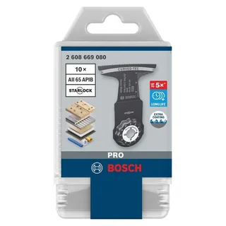 Pro Aii 65 Apib 65x40mm Multitool Mes 65x40 Mm 10 Eenheden van Bosch Professional – productafbeelding 2 van 2