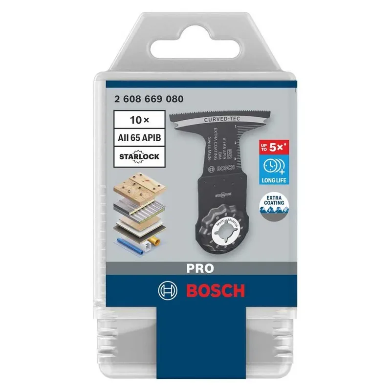 Pro Aii 65 Apib 65x40mm Multitool Mes 65x40 Mm 10 Eenheden van Bosch Professional – productafbeelding 2 van 2