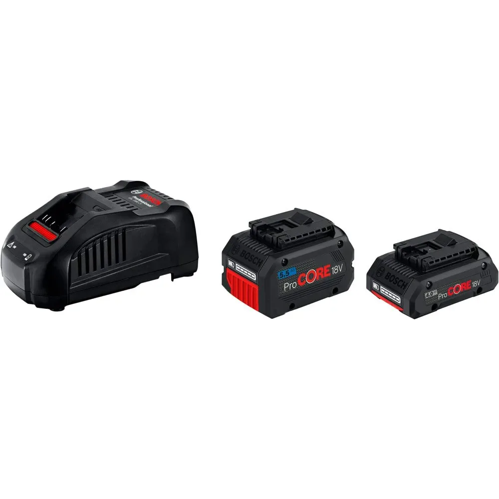 Pro Core 18v 40ah+55ah+gal 1880 Cv Ladegerät Und Batterie de Bosch Professional – image du produit