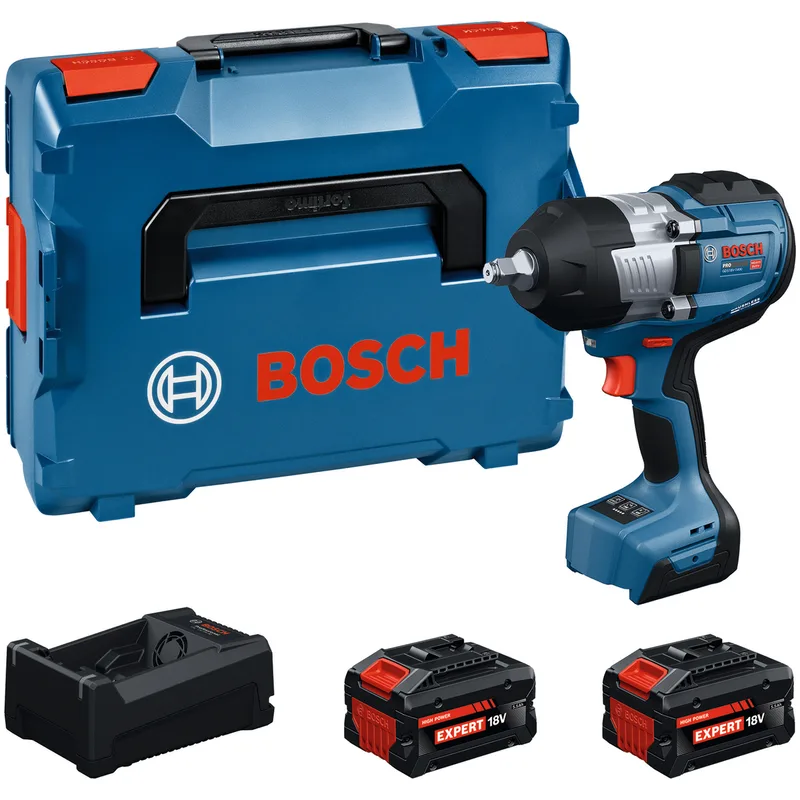 GDS18V-1400 06019R5002 Clé à chocs Nombre d’accus fournis 2 Li-Ion de Bosch Professional – image du produit 1 sur 2