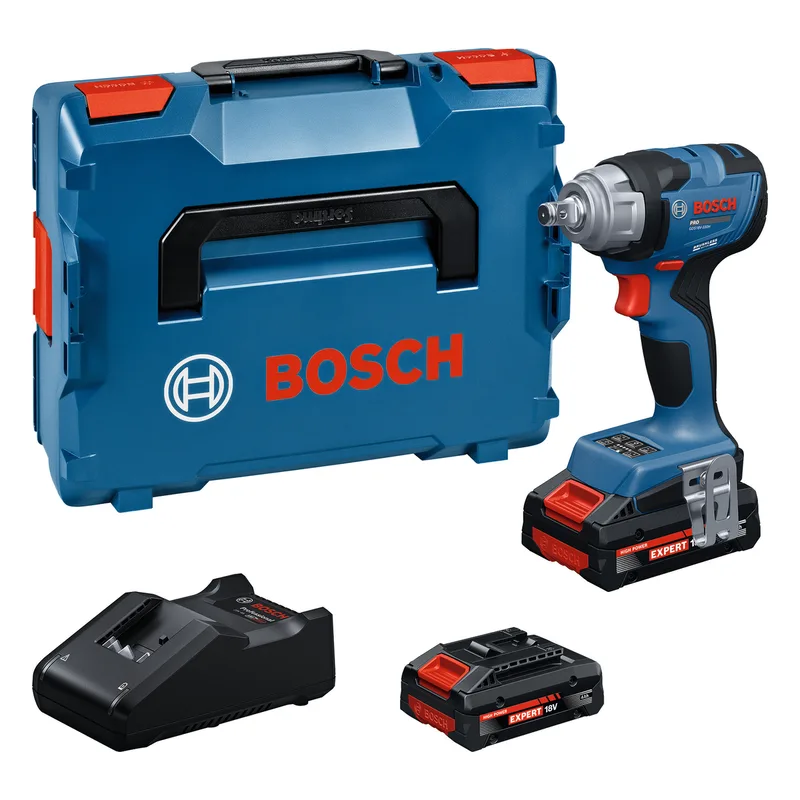 PRO GDS 18V-330 H Accu slagmoersleutel 330Nm 1/2" 2x EXBA 18V-40 - 06019L5202 de Bosch Professional – image du produit