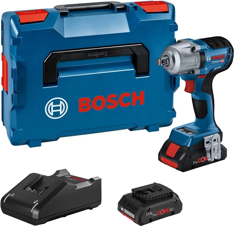 PRO GDS 18V-450 HC Accu slagmoersleutel 450Nm 1/2 2x ProCore 4.0Ah + CoMo - 06019K4002 van Bosch Professional – productafbeelding