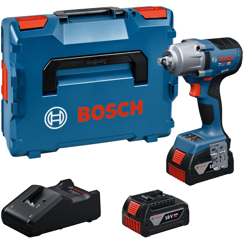 PRO GDS 18V-450 P Accu slagmoersleutel 450Nm 1/2" 2x 5.0Ah - 06019K4303 de Bosch Professional – image du produit