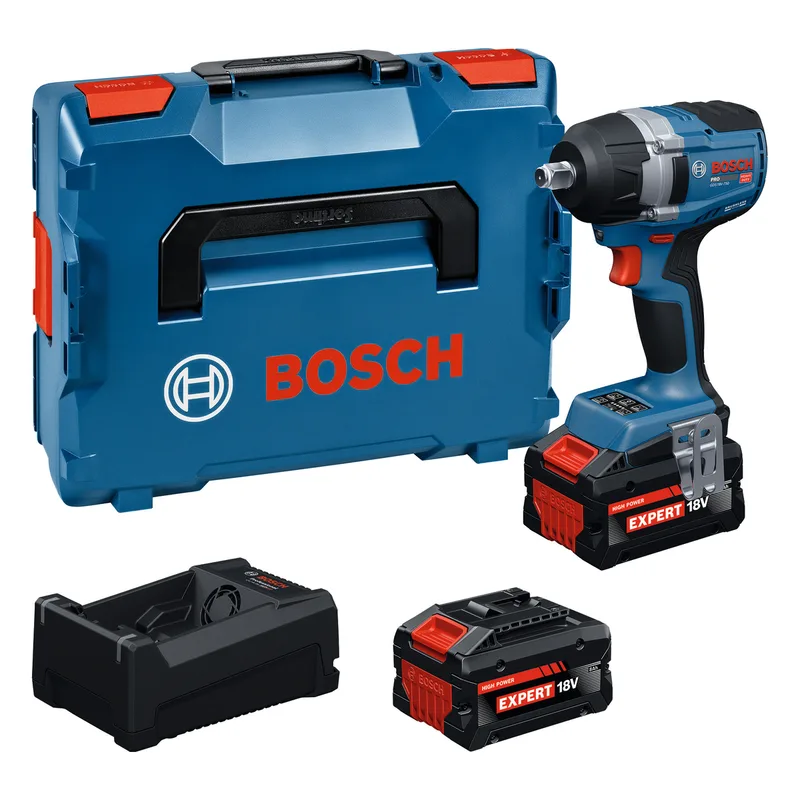 PRO GDS 18V-750 Accu slagmoersleutel 750Nm 1/2" 2x EXBA 18V-80 - 06019L9102 von Bosch Professional – Produktbild