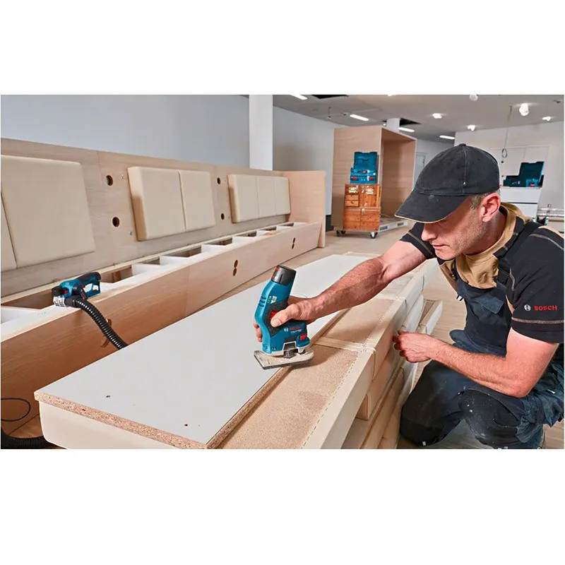 Fraiseuse Sans Fil Gkf 12v-8 de Bosch Professional, Bleu – image du produit 5 sur 6