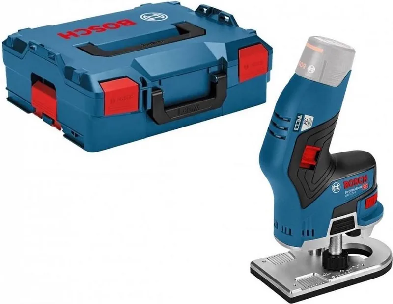 Fraiseuse Sans Fil Gkf 12v-8 de Bosch Professional, Bleu – image du produit 1 sur 6