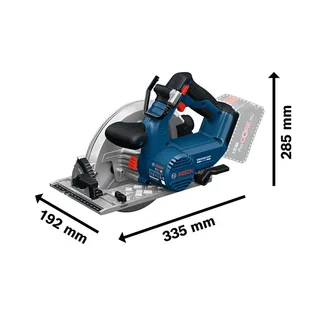 PRO GKS 18V-68-2 Accu cirkelzaag 190mm 18V Basic Body - 06016D0000 fra Bosch Professional – produktbillede 3 af 6