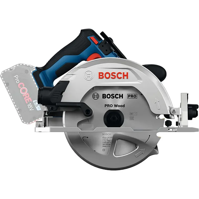 PRO GKS 18V-68-2 Accu cirkelzaag 190mm 18V Basic Body - 06016D0000 fra Bosch Professional – produktbillede 2 af 6