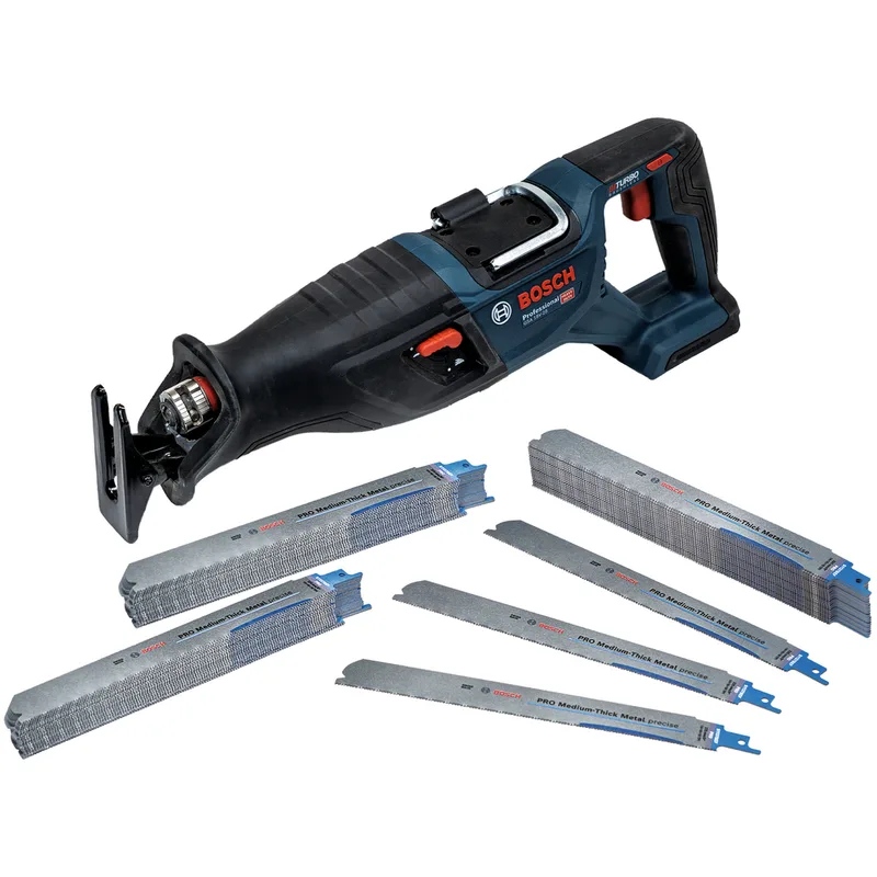 PRO GSA 18V-28 Accu reciprozaag + 75x reciprozaagbladen voor dik metaal - 061599767U von Bosch Professional – Produktbild
