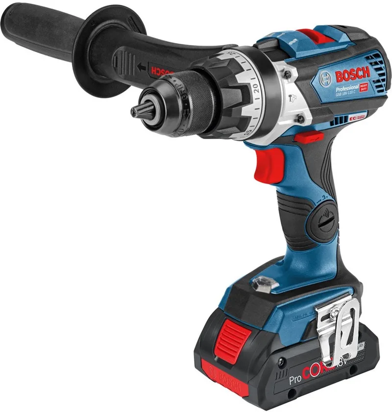 PRO GSB 18V-110 C Accu klop-/schroefboormachine 2x ProCore 4.0Ah- 06019G030B van Bosch Professional – productafbeelding 1 van 3
