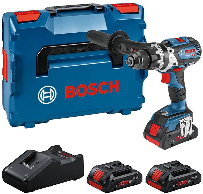 PRO GSB 18V-110 C Accu klop-/schroefboormachine 3x ProCore 4.0Ah - 0615A5002X de Bosch Professional – image du produit