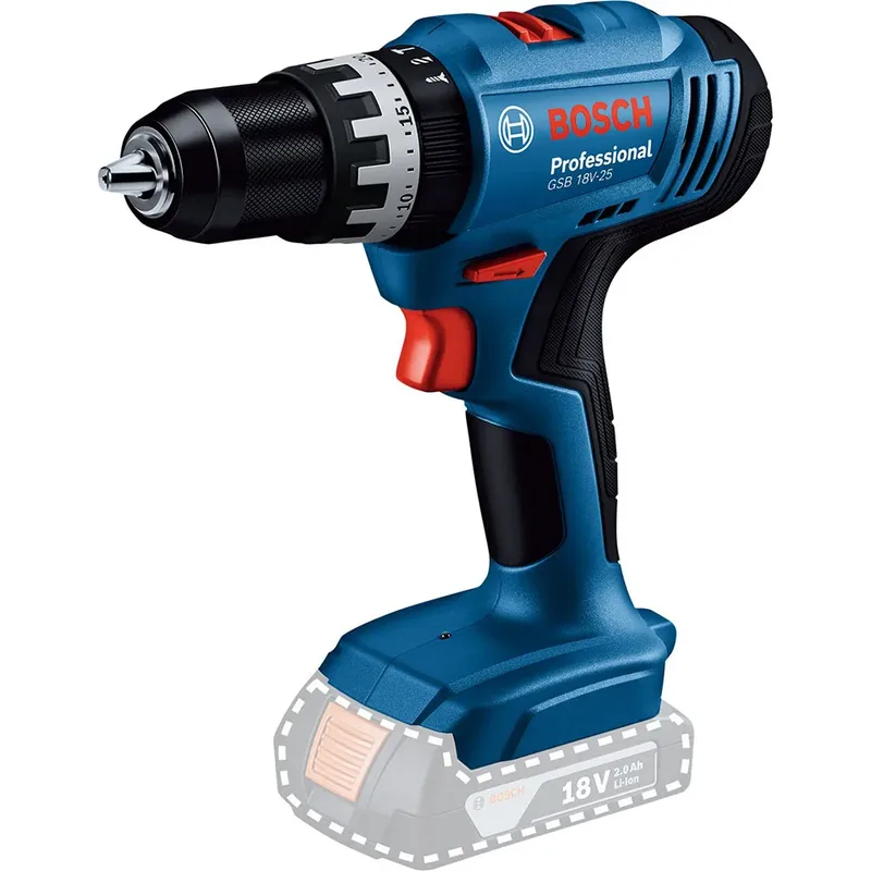 PRO GSB 18V-25 Accu klop-/schroefboormachine - 06019K9301 van Bosch Professional – productafbeelding 2 van 4
