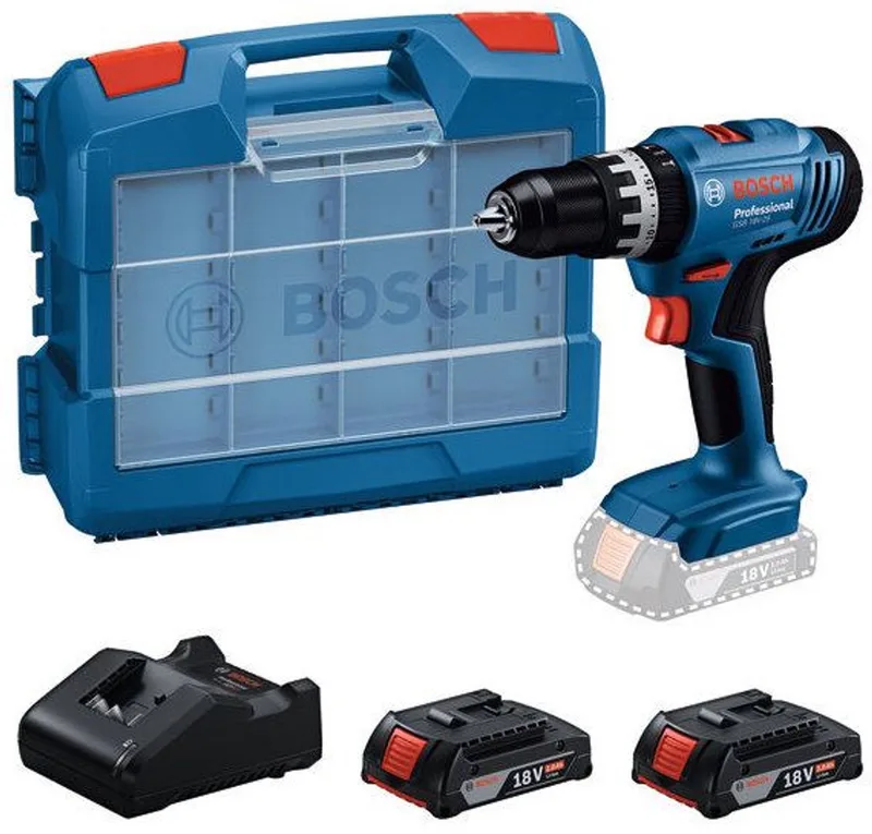 PRO GSB 18V-25 Accu klop-/schroefboormachine 2x 2.0Ah - 06019K9304 by Bosch Professional – product image 1 of 6