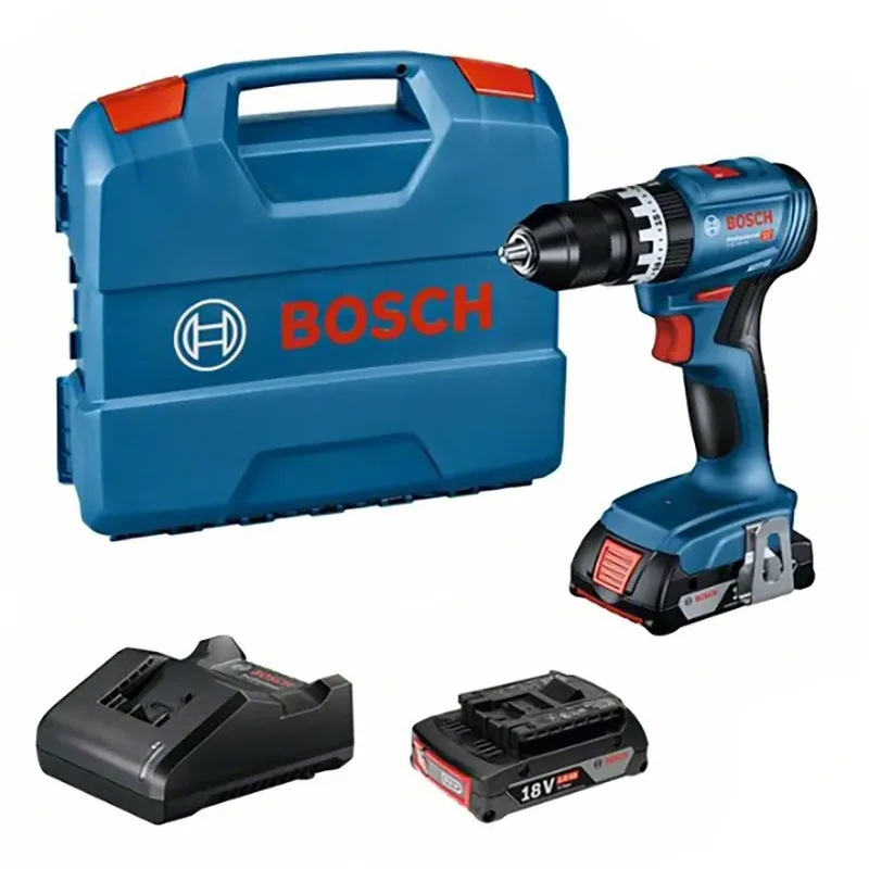 Tournevis électrique Gsb18v-45+2x2.0ah+gal18v-20+lc de Bosch Professional – image du produit 2 sur 6