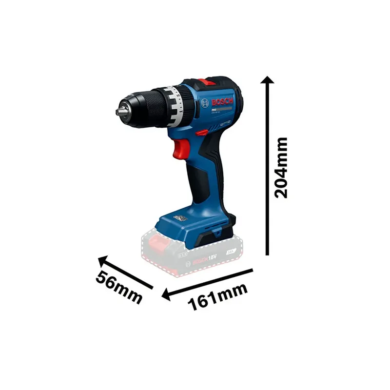 PRO GSB 18V-52 Accu klop-/schroefboormachine - 06019S0121 by Bosch Professional – product image 3 of 6