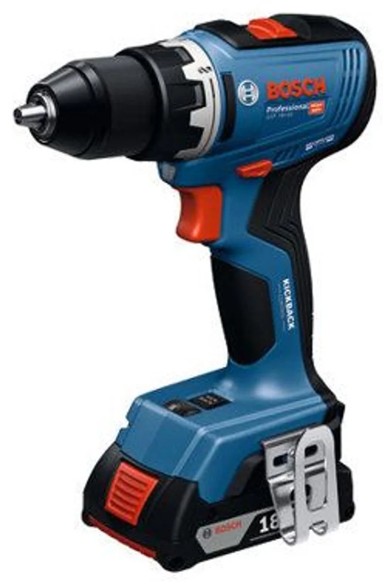 Bosch Akku-Bohrschrauber GSR 18V-65 mit 2 x Akku GBA 18V 4.0Ah von Bosch Professional – Produktbild