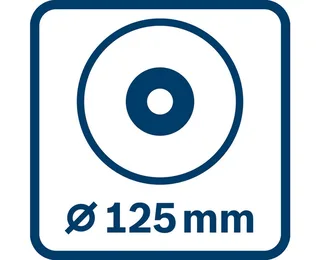 PRO GWS 12-125 Haakse slijper 125 mm 1200W - 06013A6101 de Bosch Professional – image du produit 4 sur 5