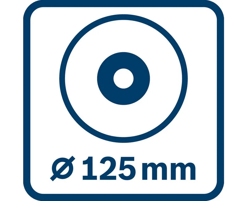 PRO GWS 12-125 Haakse slijper 125 mm 1200W - 06013A6101 de Bosch Professional – image du produit 4 sur 5