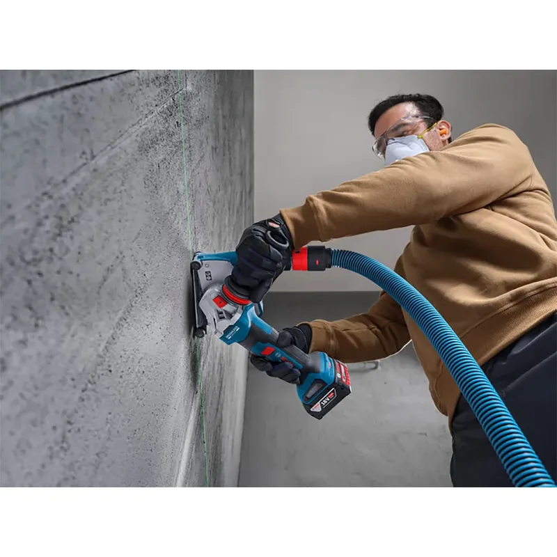 PRO GWS 18V-11 PS Accu haakse slijper 125 mm 2x 5.0Ah - 06019N4302 van Bosch Professional – productafbeelding 5 van 6