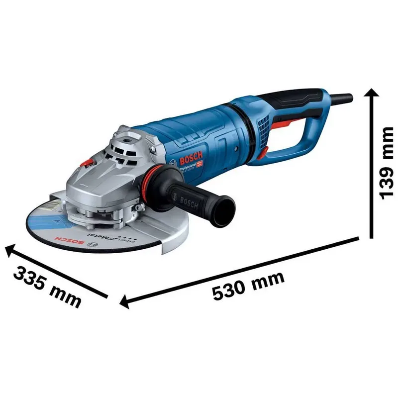 PRO GWS 27-230 PR Haakse slijper 230 mm 2700W - 06018C7100 by Bosch Professional – product image 4 of 4