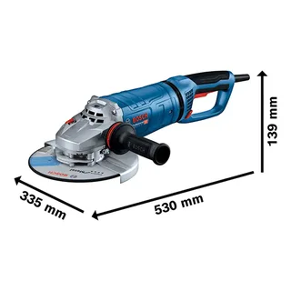 PRO GWS 27-230 PR Haakse slijper 230mm 2700W in koffer von Bosch Professional – Produktbild 2 von 6