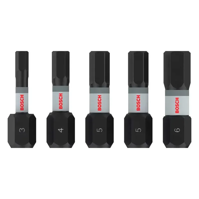 Pro H3/h4/h5/h6 Inbussleutelset 25 Mm 5 Stukken de Bosch Professional – image du produit 1 sur 2