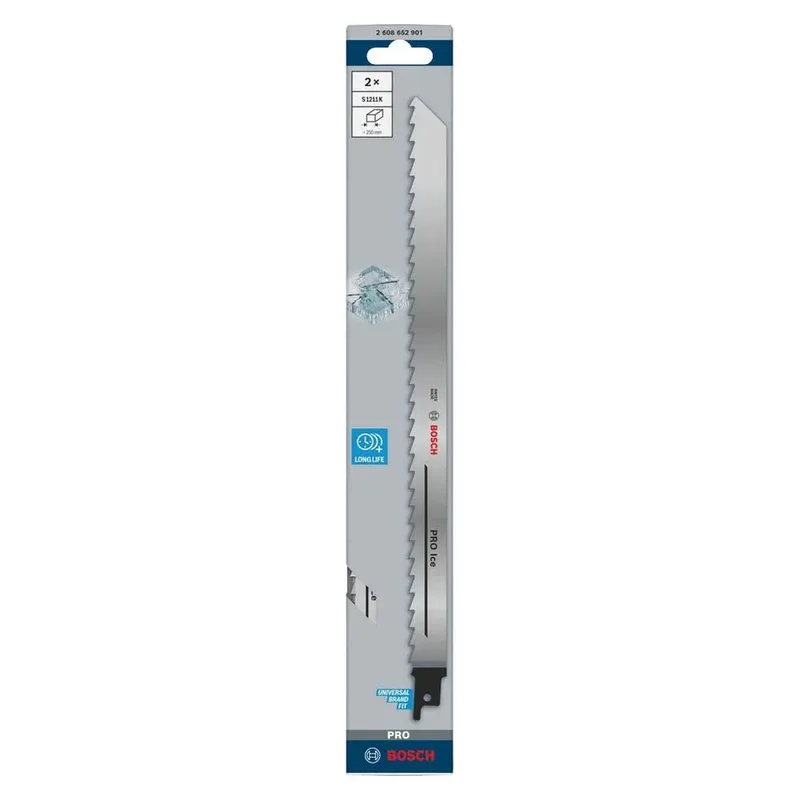 Bosch Accesorios Jeu De Lames De Scie Sabre Pro Ice S1211k 300x19x1.25 Mm 2 Unités de Bosch Professional – image du produit 2 sur 2