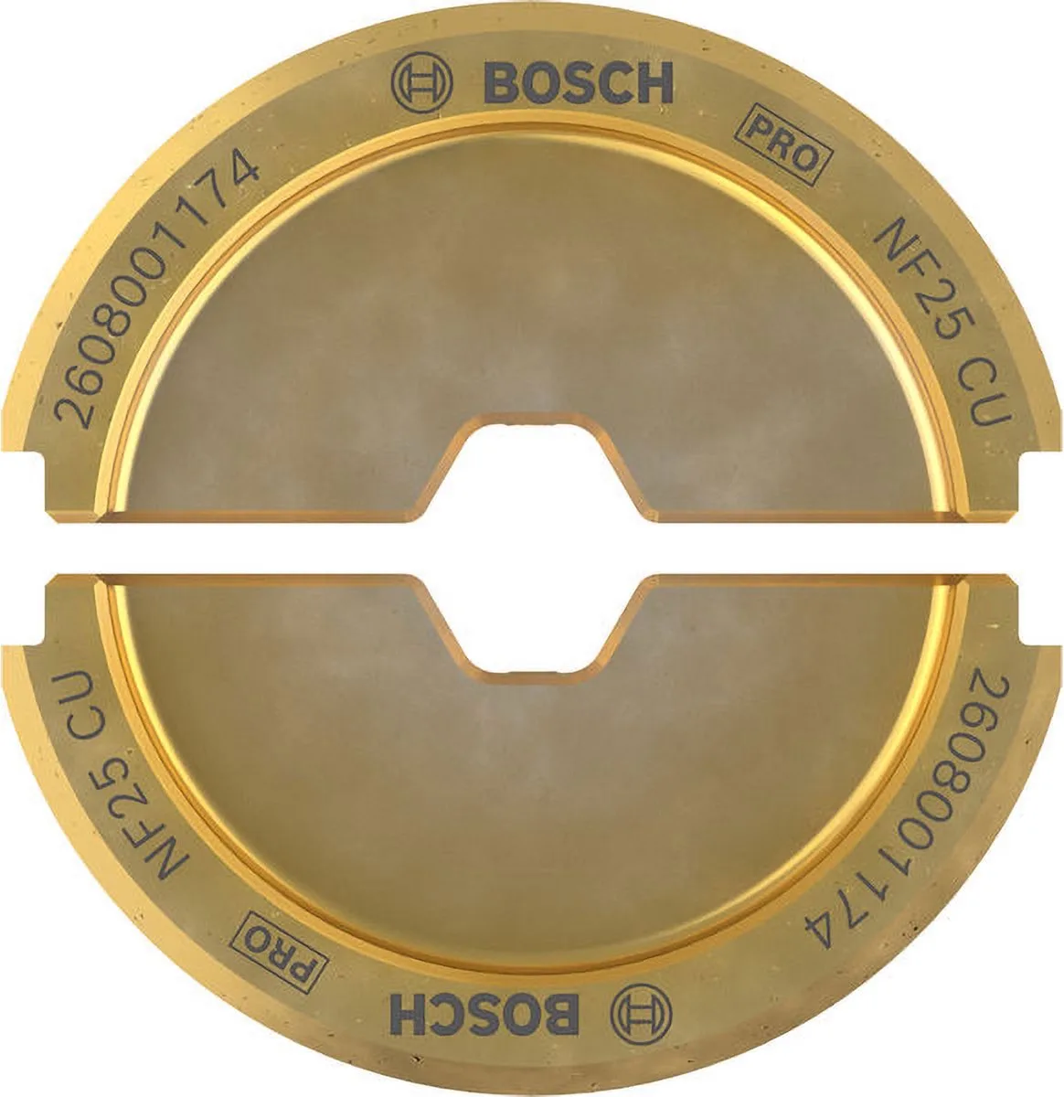 PRO krimptang NF25 CU 25 mm² koper - 2608001136 de Bosch Professional, Or – image du produit
