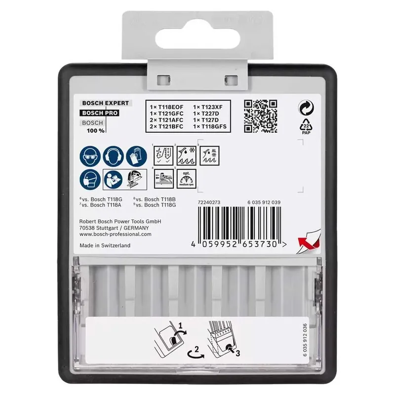 Pro Metal&alu Stichsägeblatt-set 92 Mm 10 Stücke by Bosch Professional – product image 4 of 6