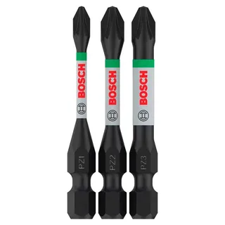 Pro Pz1/pz2/pz3 Kreuzschlitz-bit-set 55 Mm 3 Stücke by Bosch Professional – product image 1 of 3