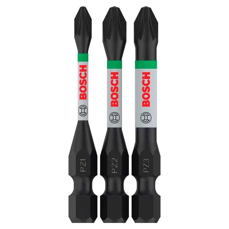 Pro Pz1/pz2/pz3 Kreuzschlitz-bit-set 55 Mm 3 Stücke by Bosch Professional – product image 1 of 3