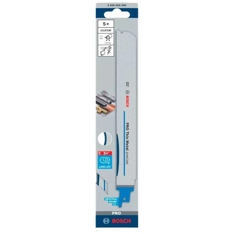 Bosch Accesorios Jeu De Lames De Scie Sabre Pro S1137eaf 5 Unités de Bosch Professional – image du produit 2 sur 6