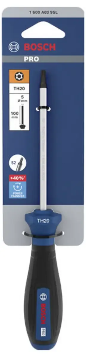 PRO Schraubendreher TH20 x 100 mm TX-Schraubendreher Klingenlänge: 100 mm fra Bosch Professional – produktbillede 2 af 2