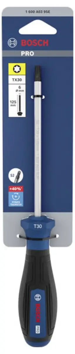 PRO Schraubendreher TX30 x 125 mm TX-Schraubendreher Größe (Schraubendreher) TX 30 Klingenlänge: 125 mm 1 St. by Bosch Professional – product image 2 of 2