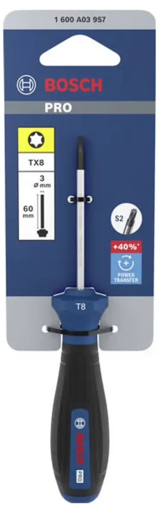 PRO Schraubendreher TX8 x 60 mm TX-Schraubendreher Größe (Schraubendreher) TX 8 Klingenlänge: 60 mm 1 St. by Bosch Professional – product image 2 of 2