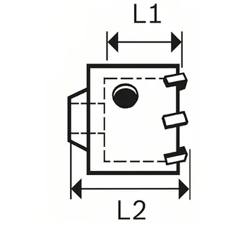 PRO SDS plus-5 Core Cutter Hohlbohrkrone, Ø 40mm, Bohrer de Bosch Professional – image du produit 2 sur 2