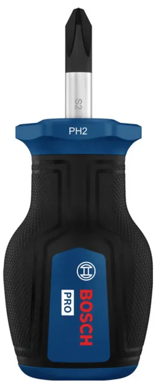 PRO Stubby-Schraubendreher PH2 x 25 mm 1600A039TG Kreuzschlitz-Schraubendreher PH 2 Klingenlänge: 25 mm von Bosch Professional – Produktbild 1 von 2