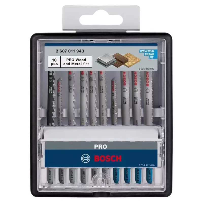 Pro Wood&metal Stichsägeblatt-set 100 Mm 10 Stücke fra Bosch Professional – produktbillede 2 af 6